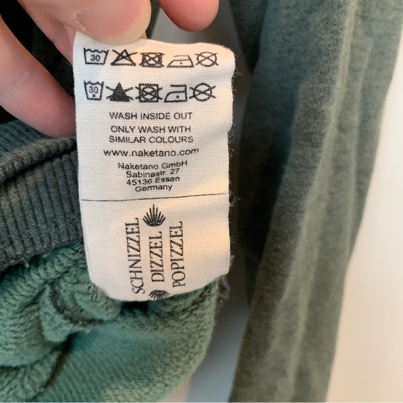 Naketano Green Hoodie Size S - Picture 12 of 12